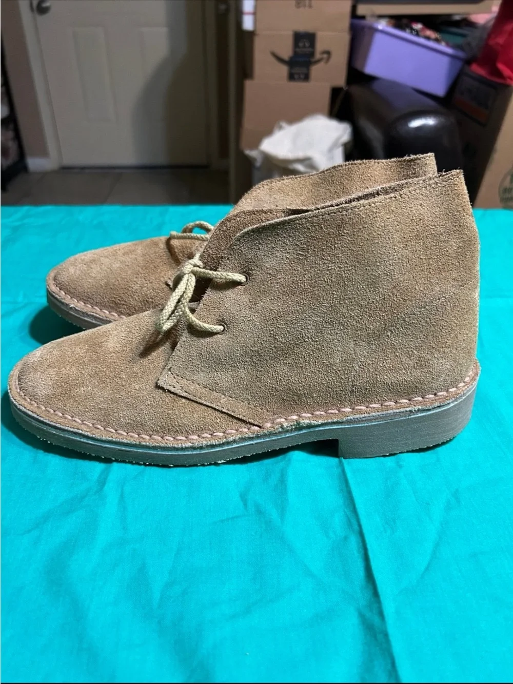 Rocky Men's Suede Chukka Boots - Tan Brown